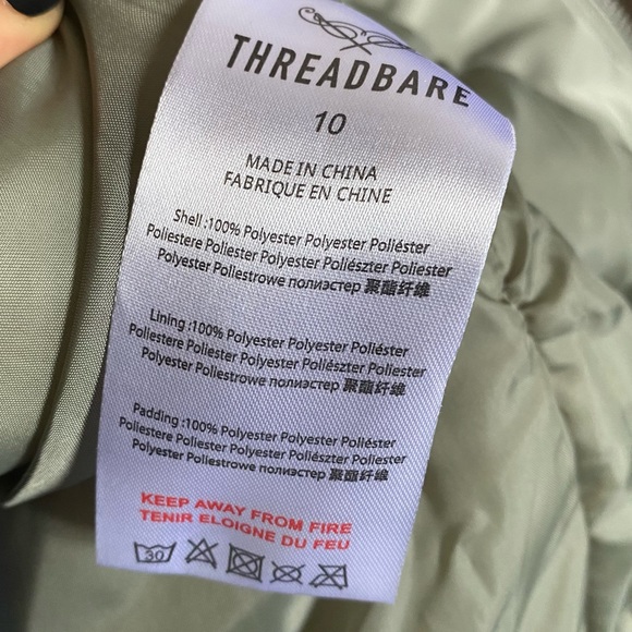 NWT threadbare panelled teddy coat 6 - Picture 15 of 16